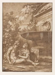 Idillio presso una fontana