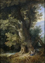 Riposo durante la fuga in Egitto