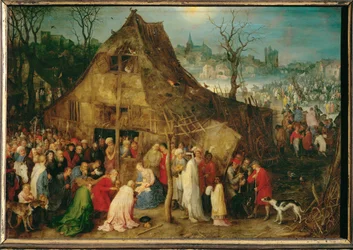Adorazione dei Magi (dipinto su rame)