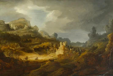 Paesaggio fantastico, circa 1643-1645