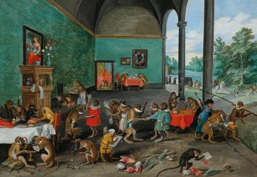 Allegoria della mania dei tulipani, metà del XVII secolo