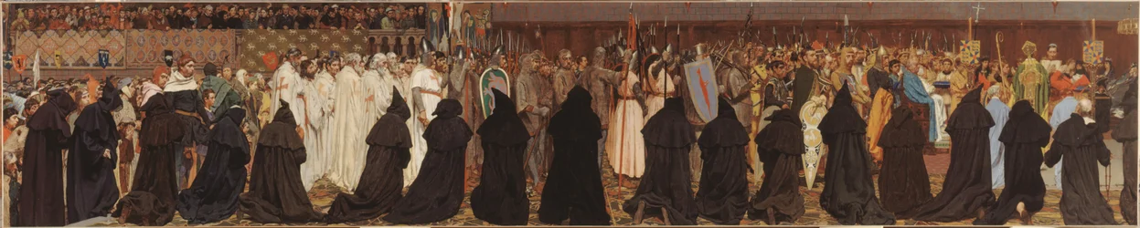 Il funerale di Carlo il Buono, a Bruges, il 22 aprile 1127