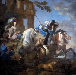Ferdinando Maria, Elettore di Baviera e Henriette di Savoia, 1660 circa (olio su tela)