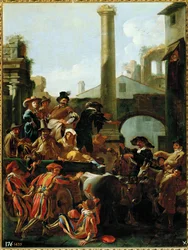 Carnevale romano (dipinto su tela)