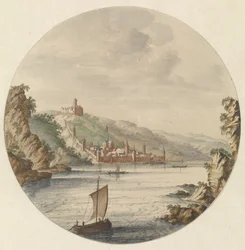 Veduta della città di Bacharach