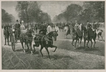 Pomeriggio a Hyde Park, Londra: Rotten Row