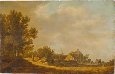 Paesaggio con taverna