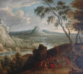 Paesaggio con banditi in agguato