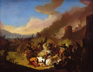 Scena di una battaglia