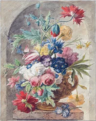 Natura morta di fiori, 1734 ca.