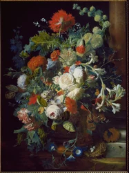 Natura morta. Cesto di fiori