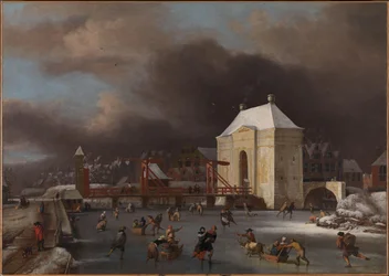 Veduta della Heiligewegspoort ad Amsterdam, c.1660-80