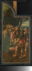 Trittico con scene della vita di San Giovanni Battista, pannello sinistro