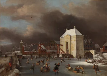 Veduta della Heiligewegspoort ad Amsterdam
