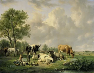 Prato con animali