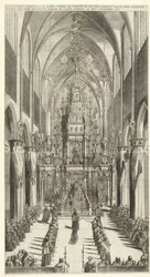 Servizio funebre per Filippo IV a Bruxelles, 1665