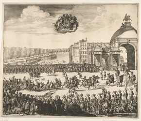 Ingresso del re Guglielmo III a L
