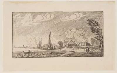 Lime-Kiln in tempo di tempesta, da Sei paesaggi