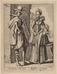 Due Figure in Costume