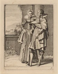 Due figure in costume