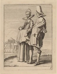 Due figure in costume