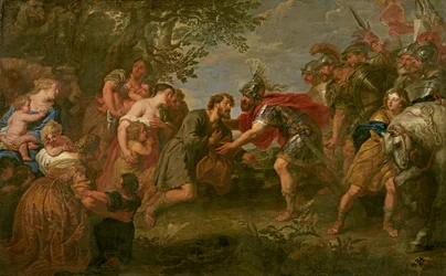 Giacobbe incontra suo fratello Esaù