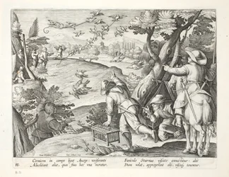 Cacciatori di corvi, illustrazione da 