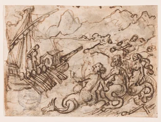 Pagina di un Taccuino: Ulisse Passa le Sirene (recto); Ulisse nell