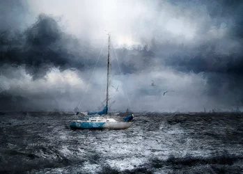 Barca a vela nell
