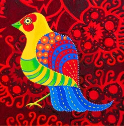 Uccello dalla coda blu, 2019