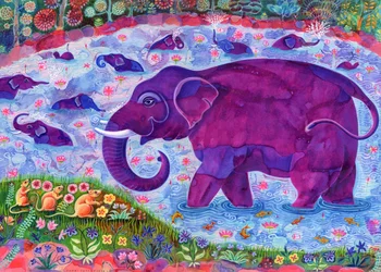 Elefante e topi