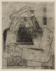 Ein Jude, 1926 circa (acquaforte)