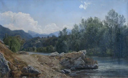 Mattina presso la Garonna. Montréjeau