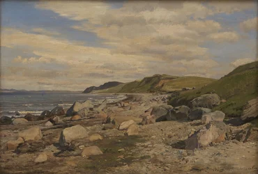 Strandparti ved Helgenæs