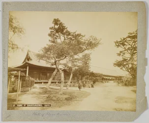 Fronte del Sanjusangendo, Kyoto, Giappone