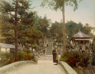 Tombe di Kurodani, Kyoto, c1890s