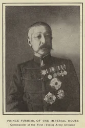 Principe Fushimi, della Casa Imperiale, Comandante della Prima Divisione dell