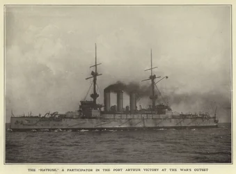 La Hatsuse, partecipante alla vittoria di Port Arthur all