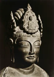 Yumechigai Kannon dal primo periodo Nara, Horyuji, Nara, Giappone, 1950