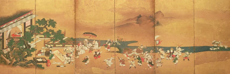 Bambini cinesi che giocano, Periodo Edo