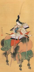Guerriero samurai donna Tomoe Gozen (disegno)