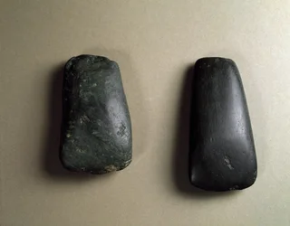 Lame di ascia in selce, periodo Jomon 4500-3700 a.C.
