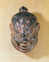 Maschera Gigaku, Periodo Nara (645-794)