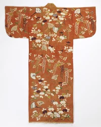 Kimono (furisode), fine XVIII secolo