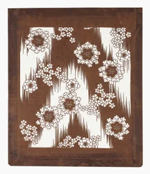Stencil di carta (katagami), fine XIX secolo