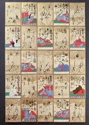 Carte da gioco con 100 poeti e poesie, vendute all