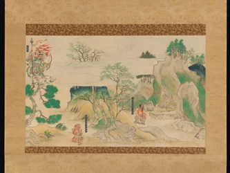 Scena da Le leggende illustrate del tempio di Jin