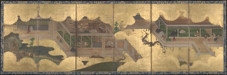 Scene dal Racconto di Genji, 1625-60