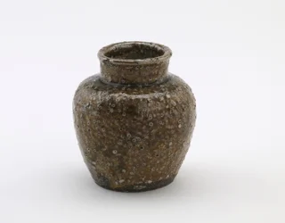 Piccolo vaso da tè per uso commerciale, Shigaraki, prefettura di Shiga, era Meiji