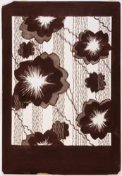 Stencil: Fiori di ibisco e rami di salice